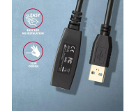 Axagon ADR-305, USB 3.2 Gen 1 A-M - A-F, repeater kabel, 5m - 1353400 - zdjęcie 5